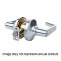 Spectrum Brands Tell Manufacturing LC2400 Series Passage Door Lockset, Lever Hndl, Steel, Matte Black, 2-3/4in Backset CL102903